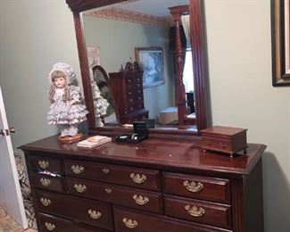 Matching Victorian Dresser with Mirror