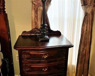 Tall Victorian Night Stand