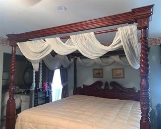 Lovely King Size Bed with Canopy