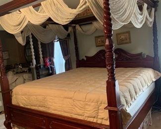 Lovely King Size Bed with Canopy