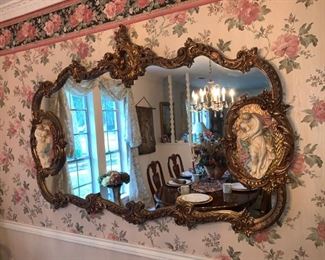 Unique Victorian Wall Mirror