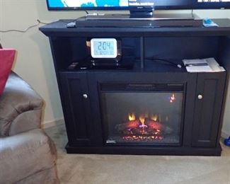 FIRE PLACE WITH HEAT / TV STAND