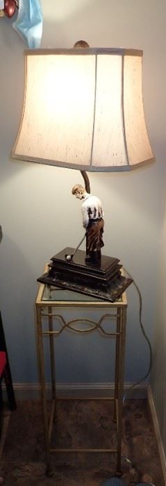 GOLF LAMP - GOLD TABLE