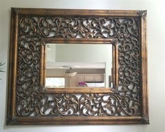 Large carved Mirror