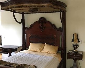 1860's Teester bed. Owner purchased from a very prominent, wealthy family in Lousiville many years ago.  Our seller is only the second owner of this magnificent bed! Extremely well-taken care of. 