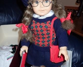 AMERICAN GIRL DOLL AND ACCESSORIES AND LOTS OF CLOTHES