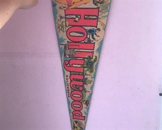 Felt pennant. Vintage