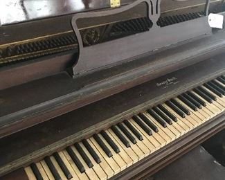 Piano from the 1800s. Antique