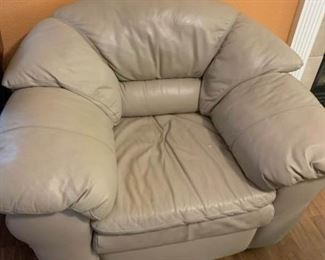 light leather chair