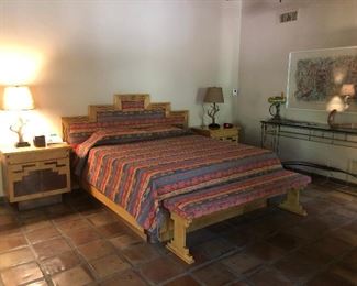 Fantastic custom made king bedroom set.