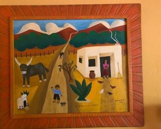 Always a favorite, Francisco Franklin acrylic on board.