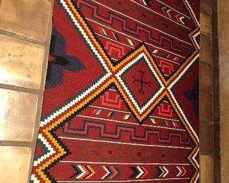 Germantown revival Navajo rug, $4000.