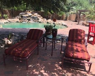 Lounge in our lounge chairs and contemplate the beauty of the universe.