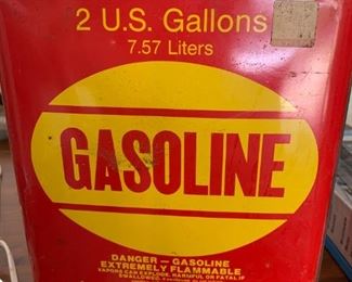 Vintage Delphos Mfg. Delphos, OH 2 Gal Gas Can!