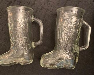 Vintage Cowboy Boot Mugs!