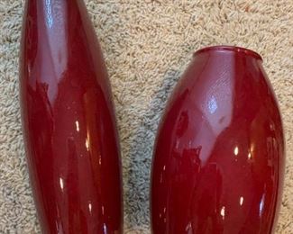 Amano Mid Century Modern Lava Red Vase Made in Germany!
