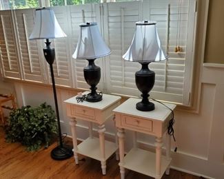 Lamps and end tables