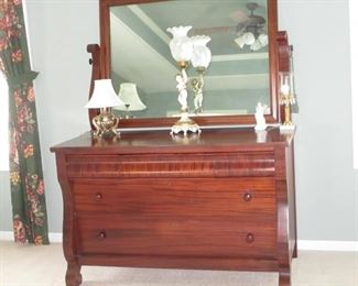 Empire dresser with mirror