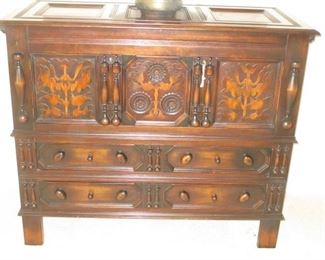 Antique Sea Captain's chest from ship 