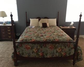 Queen Ethan Allen headboard/footboard (#11-5654). Georgian Court. $850.
