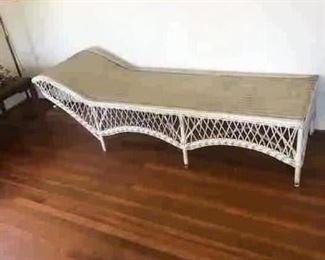 Antique wicker chaise, there also 2 matching chairs