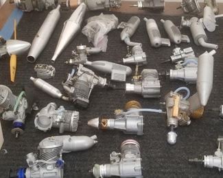 Large assortment of engines