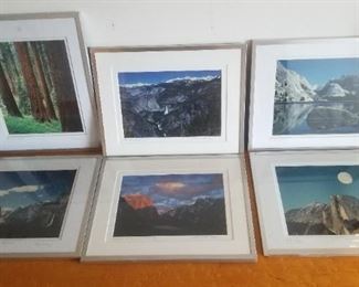 Selection of Yosemite art photos..signed