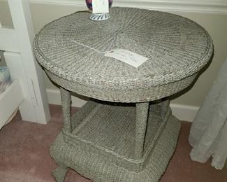 Quality wicker table $100