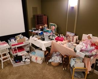 American girl doll collection