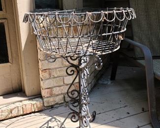 Large iron plant stand $150