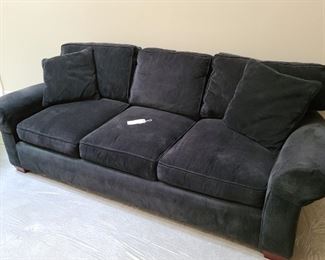 Dark Green Crate & Barrel Sofa $325