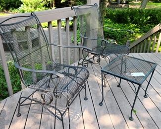 Iron patio set $125