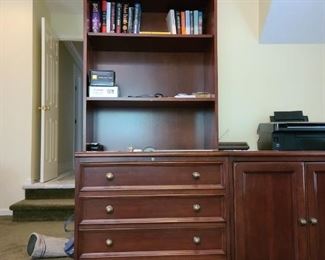 Bookshelf w/ drawers $110