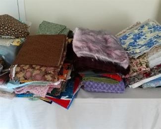 Lots of fabric!