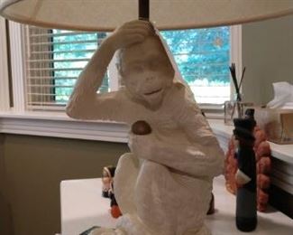 Very cool Monkey lamp $200