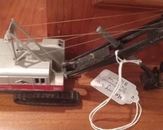 Mercury art. 507 Lima excavator diecast toy $100