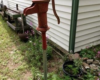 antique well pump