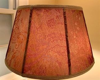 Pretty fabric shade!
