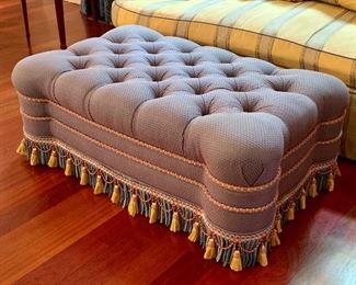 Item 24: Marquis ottoman by Patricia Edwards - 44"l x 28"w x 18"h--This is probably the best photo for color representation: $595