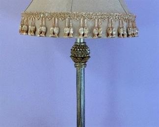 Item 74: Decorative lamp with fringe - 31": $75