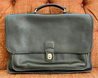 Item 112: Vintage Coach briefcase: $60