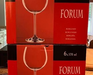 Item 103: (2) Boxes of wine glasses: $15 each