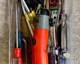 Lot 1: Assorted tools:$15