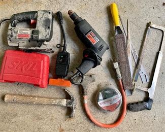Lot 2: Assorted tools: $20