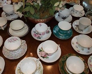 Assorted Teacup Collection