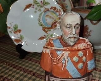 King Edward VII Trinket Box Figurine