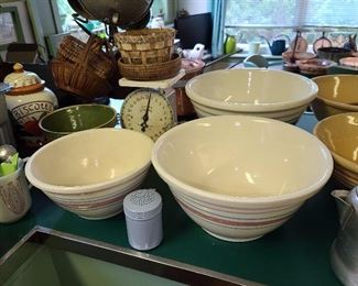 MASSIVE Pottery Mixing Bowls