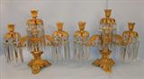 121 - Pair of Dore Bronze Girandoles
