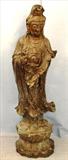 25 - Bronze Quan Yin Statue, ca. 1900