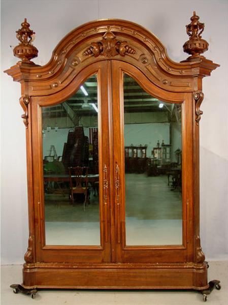 91 - Rosewood Victorian Wardrobe, Matches Bed